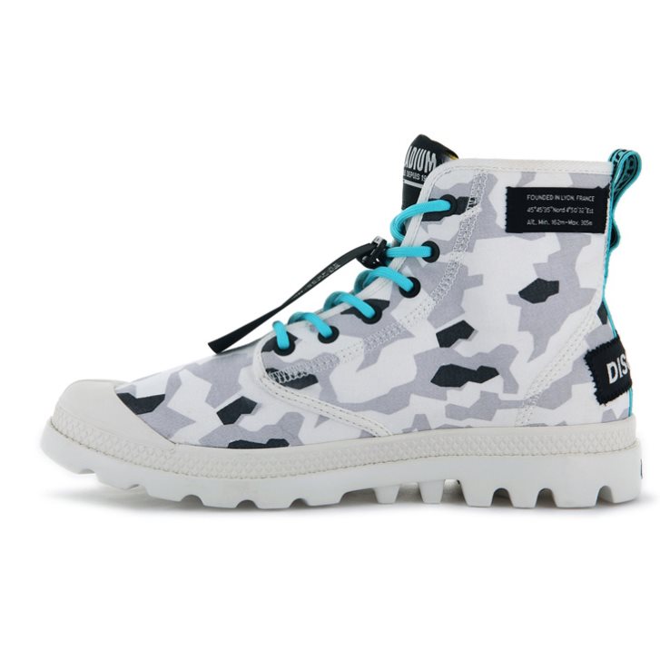 Palladium Pampa Lite Overlab Women's Boots Camo | UK E869-PME